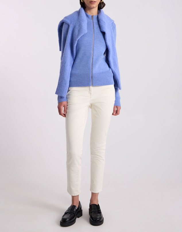David Lawrence - Zip Thru Merino Cardigan