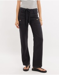 Amelius - Erin Linen Tie Cargo Pant