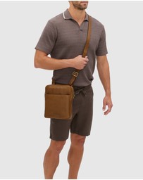 Republic of Florence - Gaius Tan Leather Satchel Bag