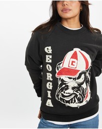 Vintage by The Real Deal - Pre Loved - 90s University of Georgia Bulldogs Sweatshirt