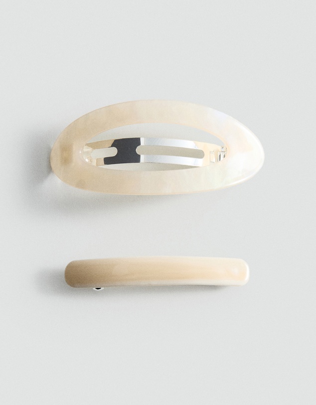 M.N.G - 2-Pack Pearlescent Effect Hair Clips