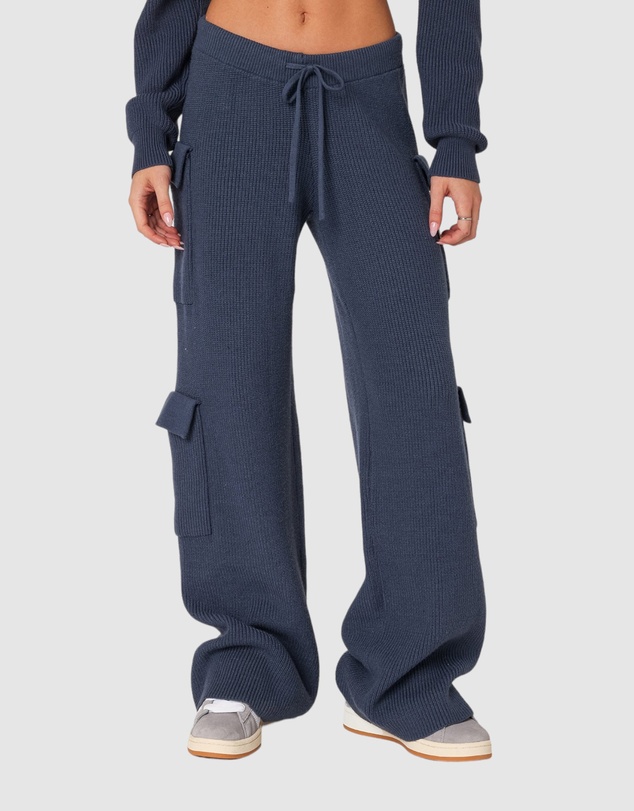EDIKTED - Wynter Knit Cargo Pants