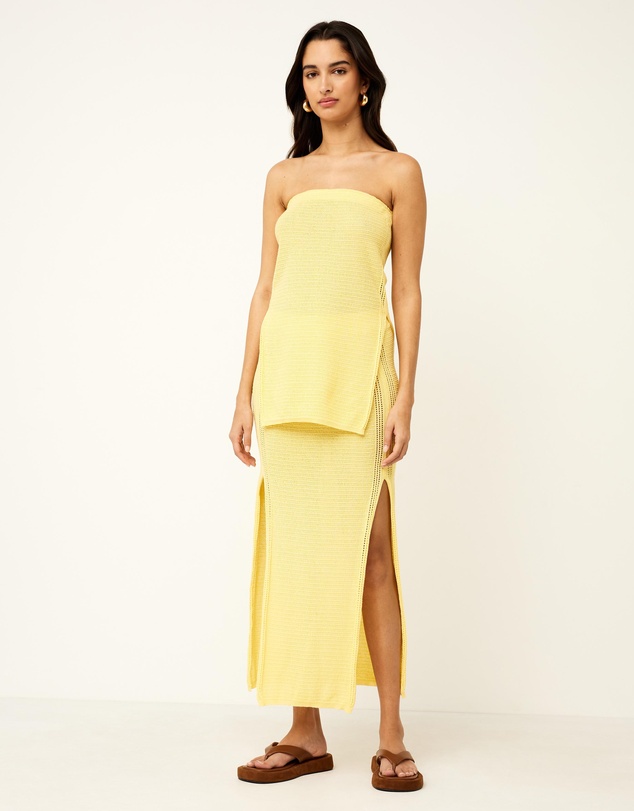 Dazie - St Tropez Knit Midi Skirt