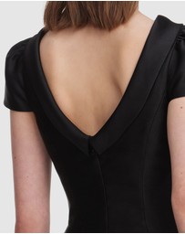 Self Portrait - Taffeta Collared Mini Dress