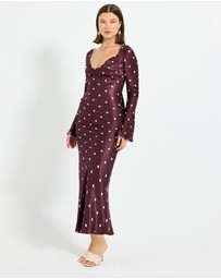 Pasduchas - Rowan Cowl Sleeve Maxi Dress