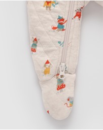 Purebaby - Quilted Growsuit -Kids-Babies