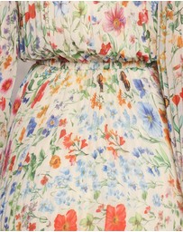 Petal & Pup - Hilary Pleated Maxi Dress - Garden Floral