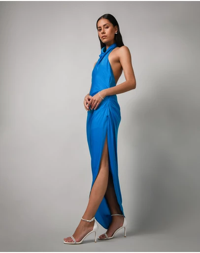 Forcast - Sydney Backless Draped Dress