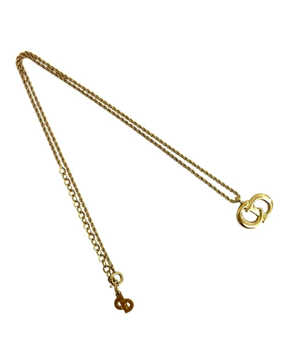 Pre-Loved by Azura Reborn - Pre-Loved Gold Plated CD Logo Pendant Necklace