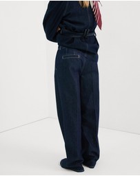 M.N.G - Wide Leg Mid-Rise Jeans
