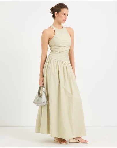 Calli - Maisie Gathered Maxi Dress