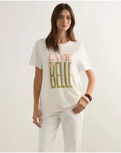 Auguste The Label - Life Is Beautiful Classic Tee