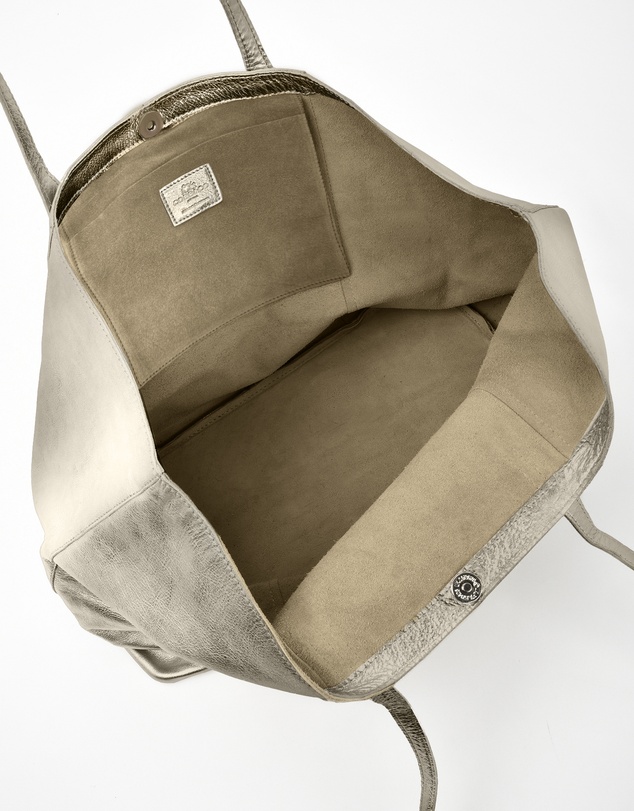 Cobb & Co - Elara Metallic Leather Tote