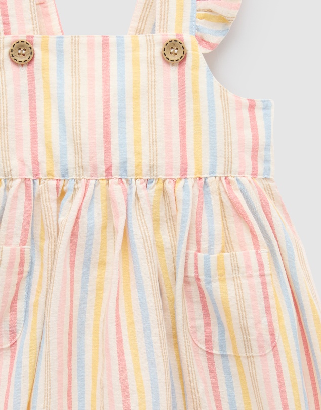 Purebaby - Linen Blend Pinnie -Kids-Babies