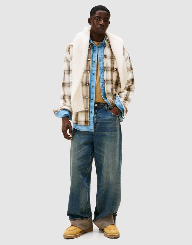 Tommy Jeans - Relaxed Check Brushed Overshirt