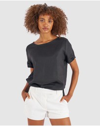 CAMIXA - Teena Linen T-shirt Top