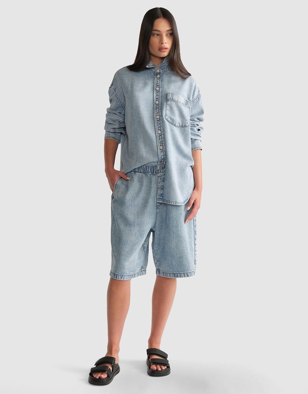Decjuba - D-Luxe Fluid Denim Shorts