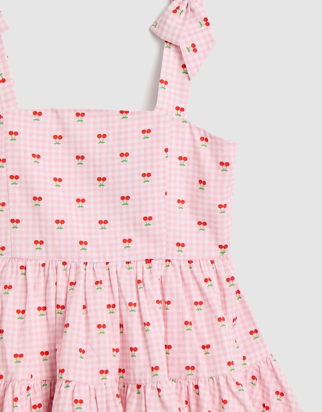 Bardot Junior - Suki Cherry Mini Dress - Kids-Teens