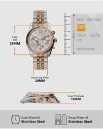 Michael Kors - Michael Kors Lexington Silver Watch MK5735
