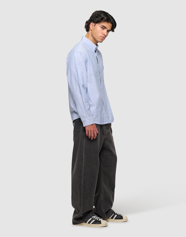 Abrand - Mickey Oxford Stripe Shirt Longsleeve
