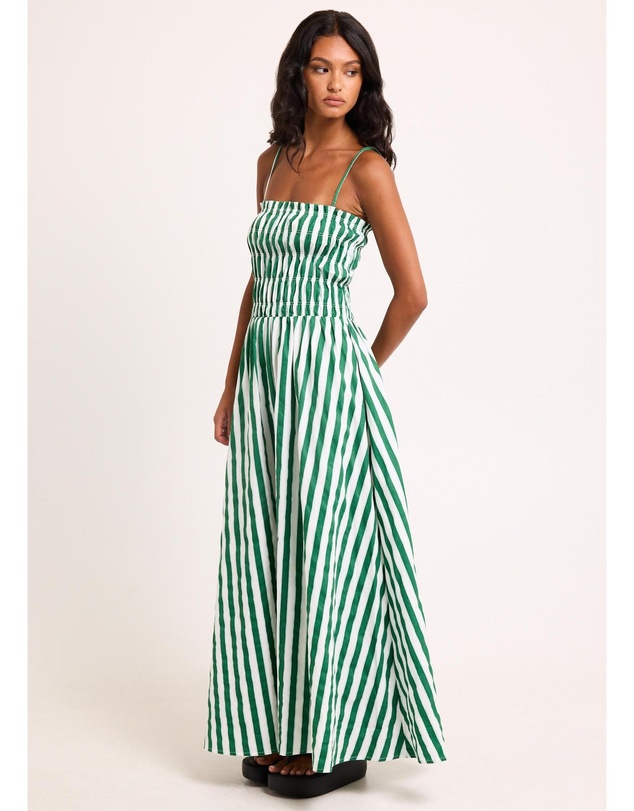 Subtitled - Manon Shirred Maxi Dress