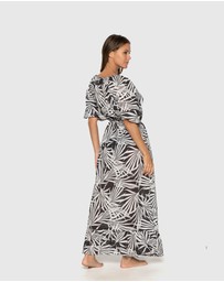 Nip Tuck Swim - Black Butia Morning Bay Dress