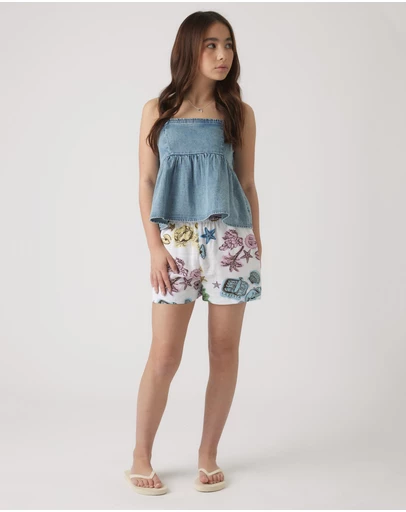 Decjuba Kids - Polly Denim Top - Teens