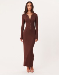 SNDYS - Henley Maxi Dress
