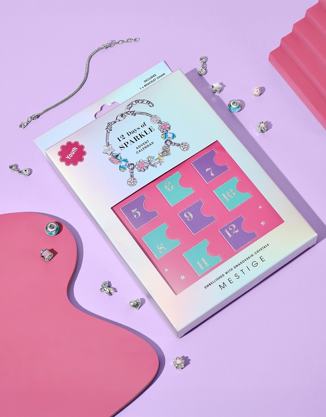 Mestige Kids - Unicorn Advent Calendar - Charm Bracelet embellished with crystals from Swarovski