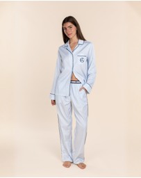 Gingerlilly - Rebecca Judd x Gingerlilly Susanna Cotton Long PJ Set