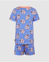 Rock Your Kid - Disney Lilo & Stitch Stitch Floatie Short Pyjama Set - ICONIC EXCLUSIVE - Kids