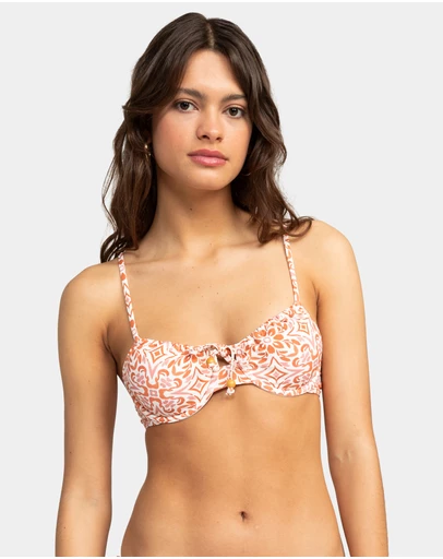 Roxy - Womens Fresco Tile Underwire Bikini Top