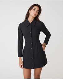 Forcast - Thea Button Mini Dress