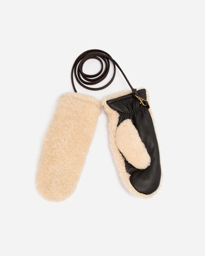Ozwear Connection Uggs - UGG Luxury Sheepskin Strap Mittens