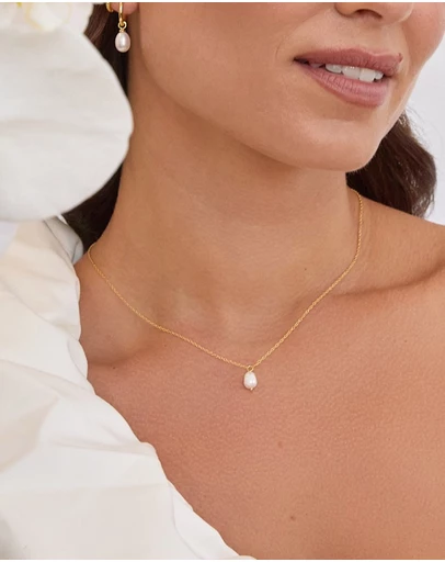 The Silver Collective - Zali Necklace Gold