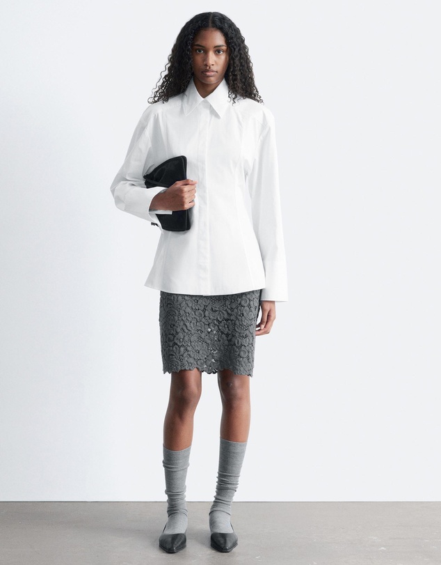 & Other Stories - Tapered Tie-Belt Shirt