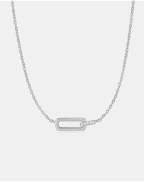Ania Haie - Silver Glam Interlock Necklace