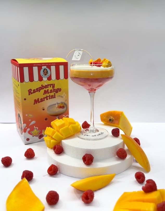 Don't Eat My Candle - Raspberry Mango Martini Cocktail Candle - Triple Pour (310g)