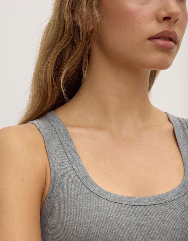 Assembly Label - Robyn Scoop Neck Rib Tank