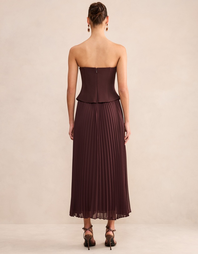 Forever New - August Pleated Corset Midi Dress