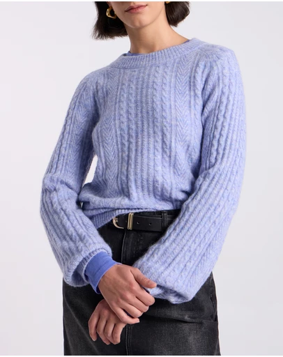 David Lawrence - Magnus Cable Knit Jumper