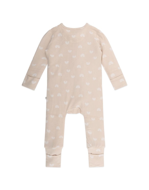 Kynd Baby - Day or Night Onesie in Neutral Rainbow