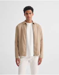Oxford - Adem Linen Zip Bomber