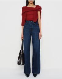 Reformation - Cary High Rise Slouchy Wide Leg Jeans