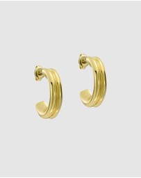 Ted Baker - HILYA: Hidden Heart Small Hoop Earrings