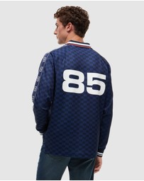 Tommy Hilfiger - Geometric Flag Print LS Rugby Shirt
