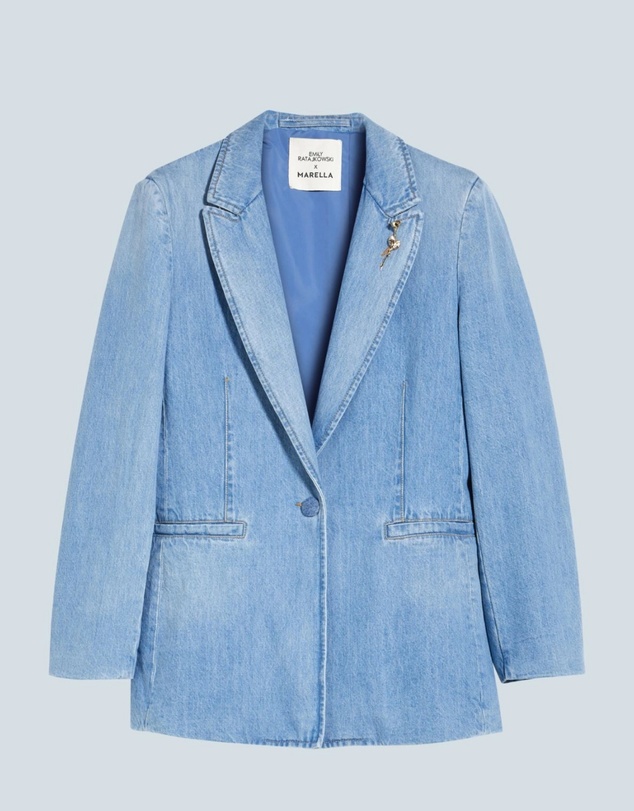 Marella - ICONIC EXCLUSIVE - Emily Ratajkowski - Denim Jacket