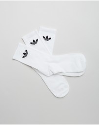 adidas Originals - Trefoil Cushion Crew Socks 3 Pairs