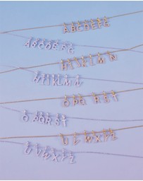 Ania Haie - Ania Haie Silver Letter H Initial Necklace