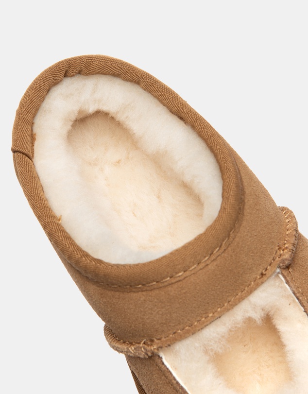 EVERAU - Australian Shepherd Ugg Carmella Kids Cow Suede Upper House Shoes